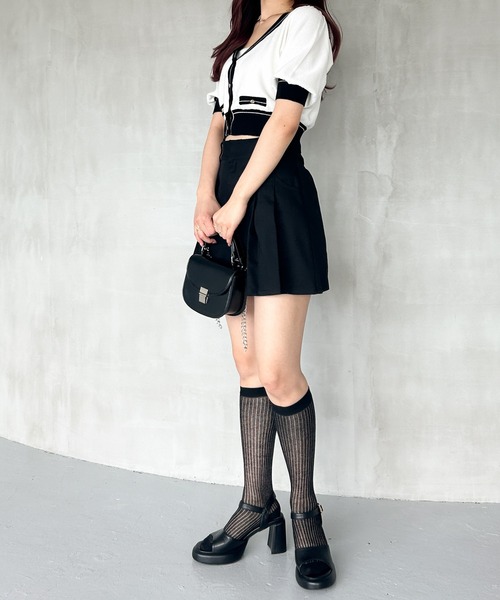 Heather(ヘザー)の「ラウンドミニフラップBAG 119101(ショルダーバッグ・レディース・オフホワイト/ブラック・ONE SIZE)」の14枚目の写真