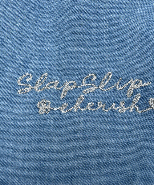 SLAP SLIP(スラップスリップ)の「デニムビスチェハートバックルスカパンセットアップ(90~140cm)(セットアップ・キッズ・ネイビー/ブルー・90cm/110cm/100cm/120cm/130cm/140cm)」の7枚目の写真