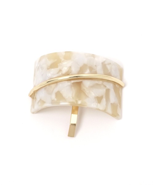 LAKOLE（ラコレ）の「ニュアンスカラーヘアカフ2 / 114210（ヘアピン・レディース・ベージュ/ライトグレー/キャメル/オフホワイト・FREE）」の3枚目の写真