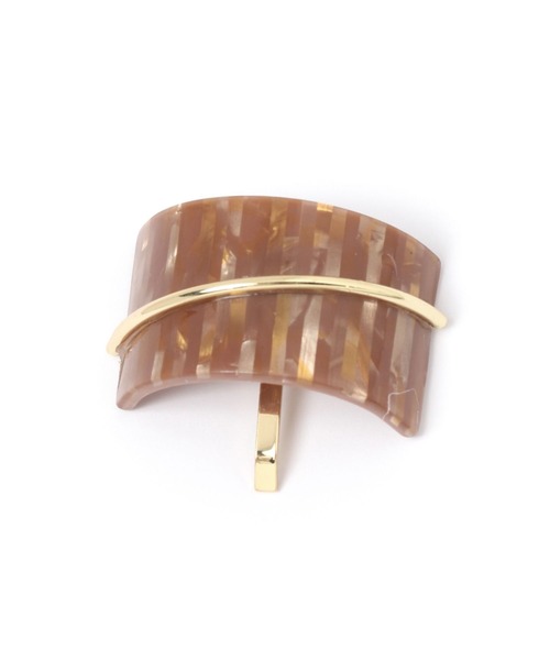 LAKOLE（ラコレ）の「ニュアンスカラーヘアカフ2 / 114210（ヘアピン・レディース・ベージュ/ライトグレー/キャメル/オフホワイト・FREE）」の4枚目の写真