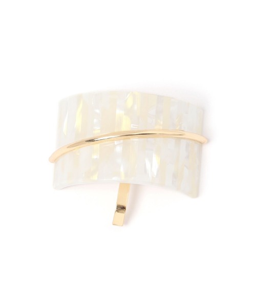 LAKOLE（ラコレ）の「ニュアンスカラーヘアカフ2 / 114210（ヘアピン・レディース・ベージュ/ライトグレー/キャメル/オフホワイト・FREE）」の2枚目の写真