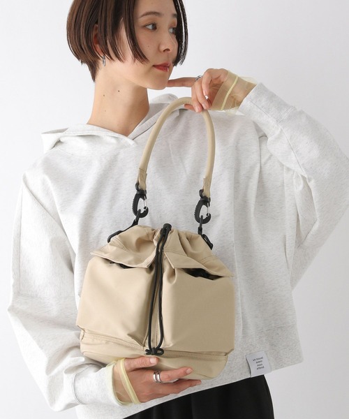 LEPSIM（レプシィム）の「2WAY巾着ショルダー2 116580