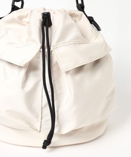 LEPSIM（レプシィム）の「2WAY巾着ショルダー2　116580（ショルダーバッグ・レディース・アイボリー/ブラック/カーキ/レオパード/ベージュ/ゼブラ/ライトピンク/ベージュ系その他/ライトブルー・ONE SIZE）」の15枚目の写真