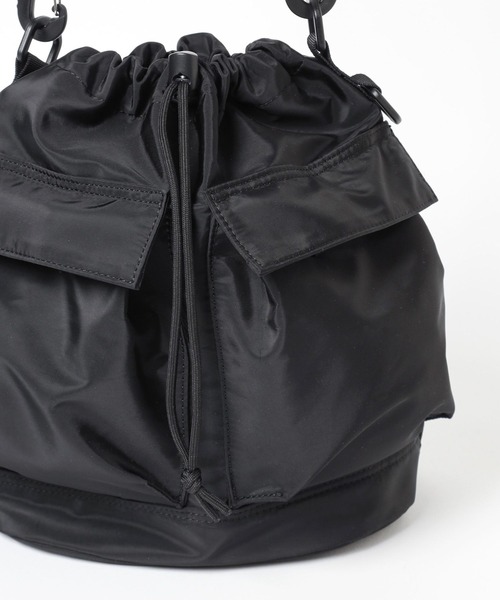 LEPSIM（レプシィム）の「2WAY巾着ショルダー2　116580（ショルダーバッグ・レディース・アイボリー/ブラック/カーキ/レオパード/ベージュ/ゼブラ/ライトピンク/ベージュ系その他/ライトブルー・ONE SIZE）」の16枚目の写真