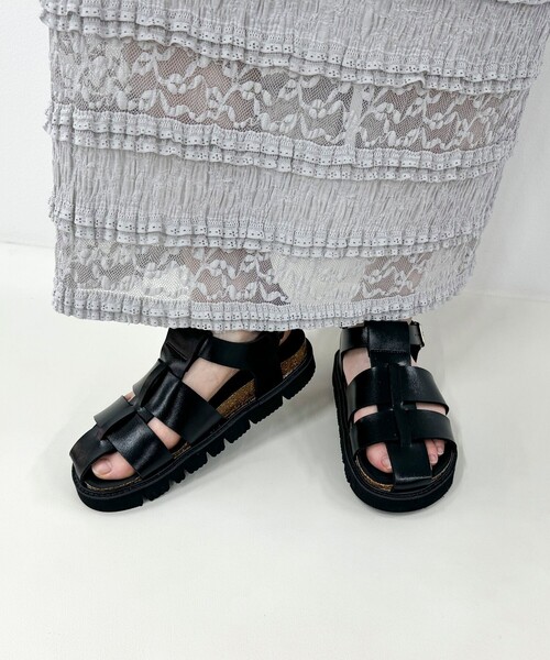 PENDLETON（ペンドルトン）の「【PLAKTON/プラクトン】ラグソールグルカサンダル（サンダル・レディース・ブラック/シルバー・38/37）」の7枚目の写真