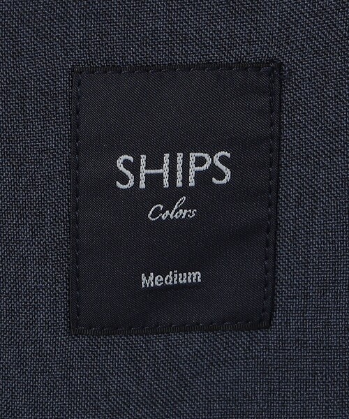 SHIPS Colors(シップス カラーズ)の「SHIPS Colors:〈洗濯機可能〉ポリトロ ノーカラー ジャケット(セットアップ対応可能)(ノーカラージャケット・メンズ・ネイビー/ブラック・LARGE/X-LARGE/MEDIUM)」の9枚目の写真