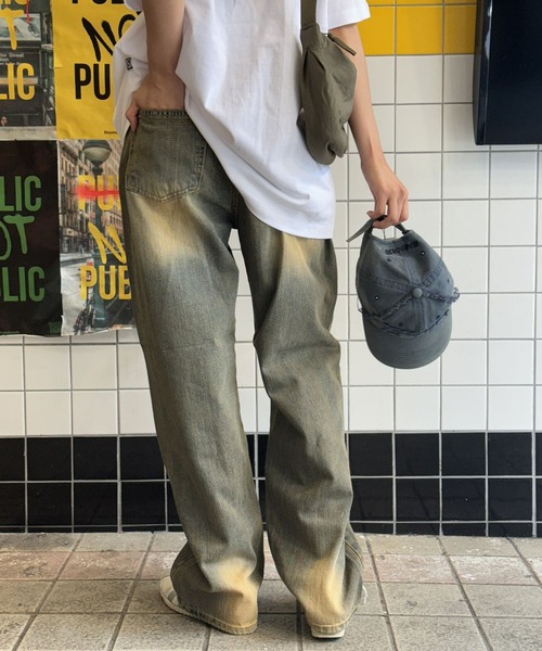 3.3 Field Trip （3.3フィールドトリップ）の「3.3 Field Trip／ビンテージデニムパンツ（デニムパンツ・レディース・スカイブルー・SMALL/MEDIUM）」の20枚目の写真