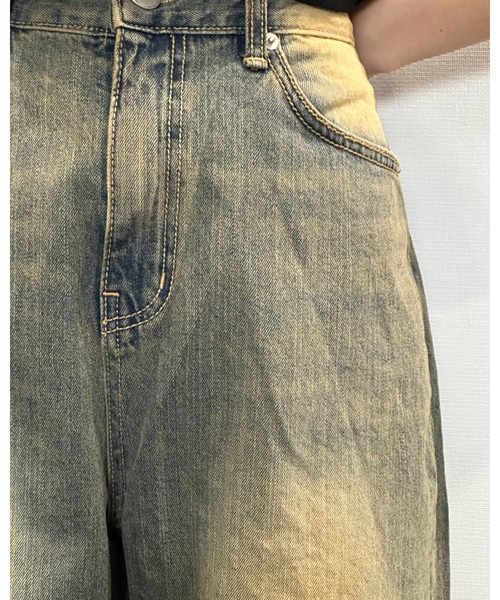 3.3 Field Trip （3.3フィールドトリップ）の「3.3 Field Trip／ビンテージデニムパンツ（デニムパンツ・レディース・スカイブルー・SMALL/MEDIUM）」の2枚目の写真