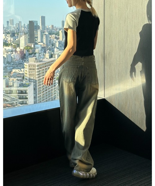 3.3 Field Trip （3.3フィールドトリップ）の「3.3 Field Trip／ビンテージデニムパンツ（デニムパンツ・レディース・スカイブルー・SMALL/MEDIUM）」の16枚目の写真