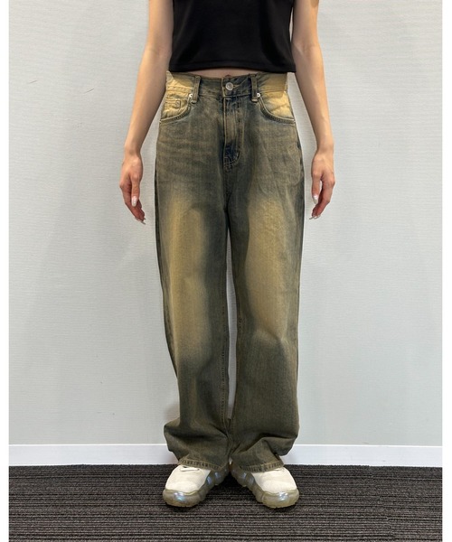 3.3 Field Trip （3.3フィールドトリップ）の「3.3 Field Trip／ビンテージデニムパンツ（デニムパンツ・レディース・スカイブルー・SMALL/MEDIUM）」の11枚目の写真