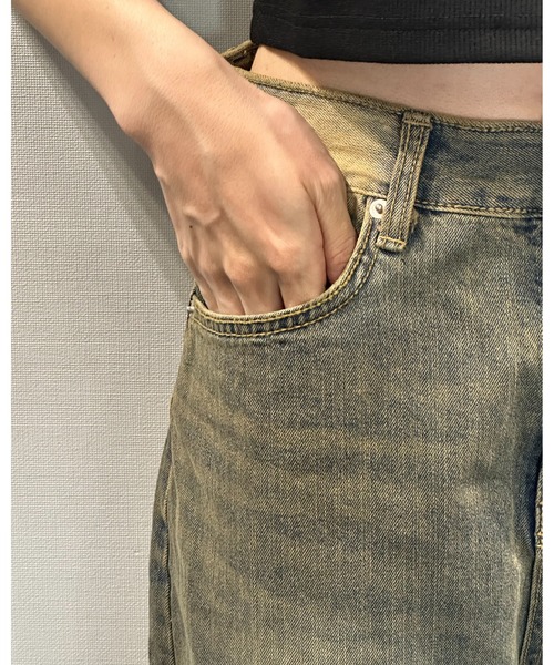 3.3 Field Trip （3.3フィールドトリップ）の「3.3 Field Trip／ビンテージデニムパンツ（デニムパンツ・レディース・スカイブルー・SMALL/MEDIUM）」の5枚目の写真