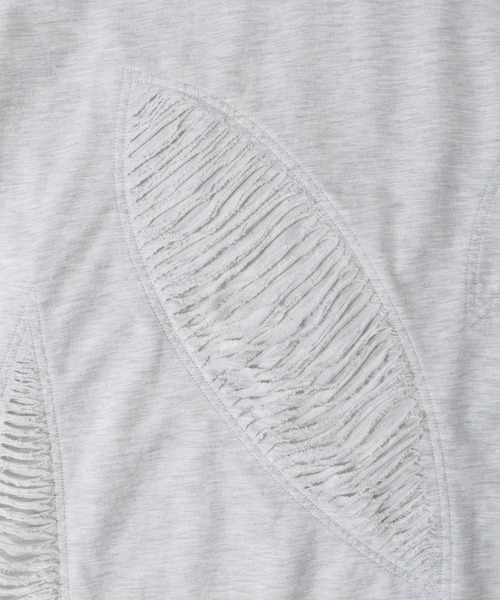 RE730(アールイーセブンサーティー)の「Damage processing Tee / ダメージTシャツ(Tシャツ/カットソー・メンズ・ブラック系1/ブラック/グレー・M/L)」の15枚目の写真