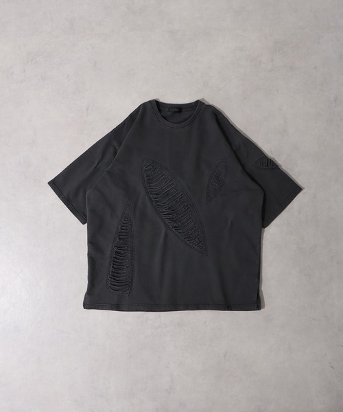 セール】Damage processing Tee / ダメージTシャツ（Tシャツ