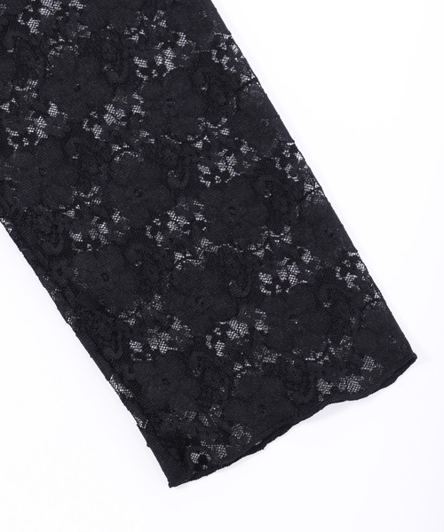 PHILLY（フィリー）の「【PHILLY】リボンレースカーディガン（Tシャツ/カットソー・レディース・ブラック/ホワイト・FREE）」の20枚目の写真