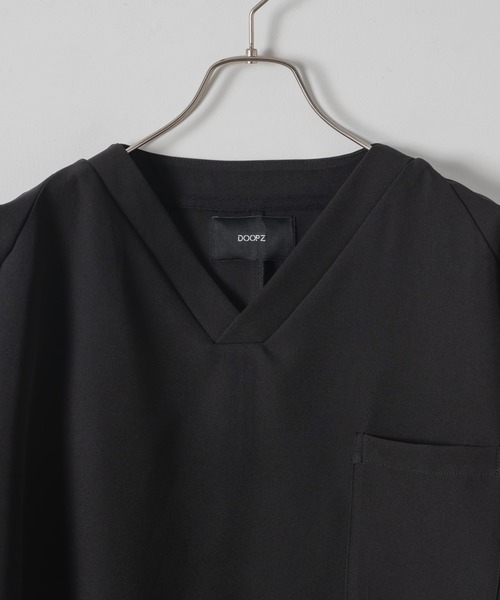 DOOPZ(ドープス)の「Dolman Pullover Harf Sleeve Tee - ドルマンプルオーバーハーフスリーブT(Tシャツ/カットソー・メンズ・ブラック/グレー・LARGE/MEDIUM/SMALL)」の3枚目の写真