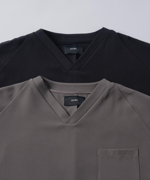 DOOPZ(ドープス)の「Dolman Pullover Harf Sleeve Tee - ドルマンプルオーバーハーフスリーブT(Tシャツ/カットソー・メンズ・ブラック/グレー・LARGE/MEDIUM/SMALL)」の11枚目の写真