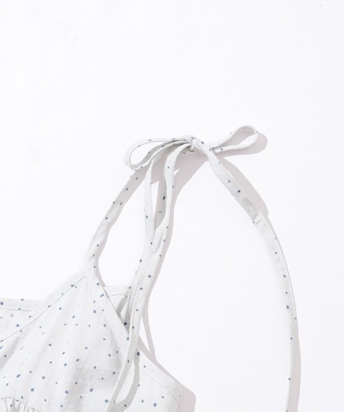 flower(フラワー)の「ダンシングフリルキャミ(キャミソール・レディース・ブラック/ホワイト・FREE)」の18枚目の写真