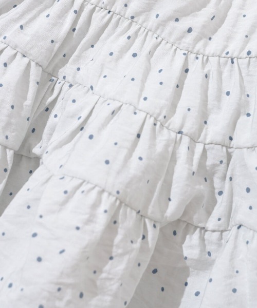 flower(フラワー)の「ダンシングフリルキャミ(キャミソール・レディース・ブラック/ホワイト・FREE)」の16枚目の写真