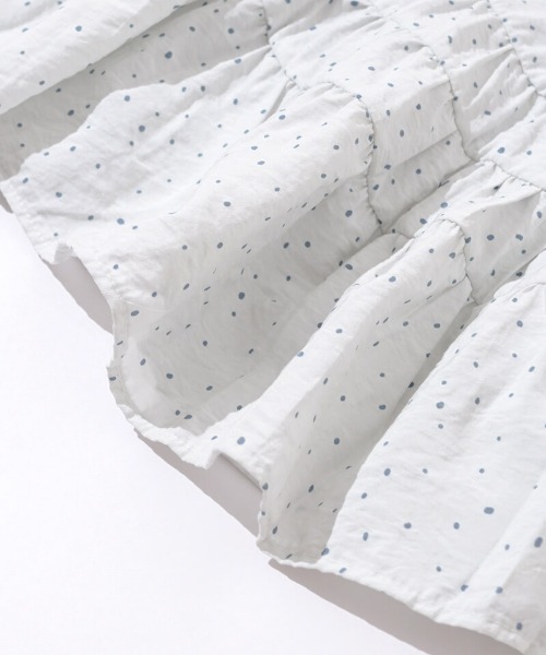 flower(フラワー)の「ダンシングフリルキャミ(キャミソール・レディース・ブラック/ホワイト・FREE)」の15枚目の写真