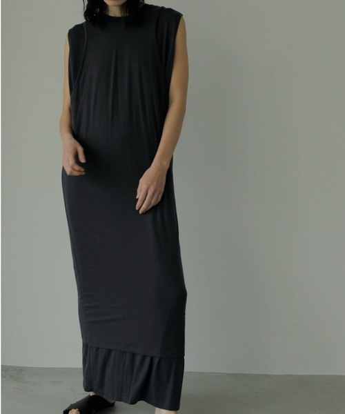 MAY16様　アンヌーク　layered cut onepiece anuke(アンヌーク) Stripe Layered Onepiece | サウスオレンジ