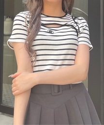 カットアウトTシャツ