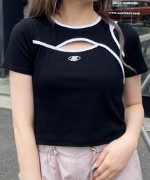 カットアウトTシャツ