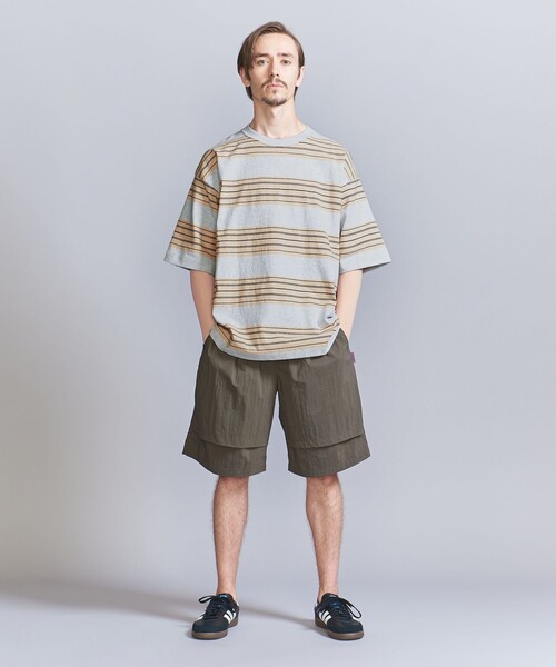 BEAUTY&YOUTH UNITED ARROWS（ビューティーアンドユースユナイテッドアローズ）の「10oz ヘビー ボーダー クルーネック Tシャツ（Tシャツ/カットソー・メンズ・ホワイト/ライトグレー/ダークグレー・L/XL/XXL/M/S）」の8枚目の写真