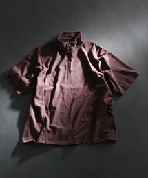 HARE | ピグメントキリカエBIGハーフZIP (HARE)(Tシャツ/カットソー)