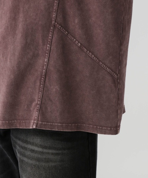 HARE（ハレ）の「ピグメントキリカエBIGハーフZIP (HARE)（Tシャツ/カットソー・メンズ・レッド/ブラック/グレー・FREE）」の18枚目の写真