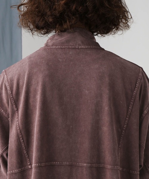 HARE（ハレ）の「ピグメントキリカエBIGハーフZIP (HARE)（Tシャツ/カットソー・メンズ・レッド/ブラック/グレー・FREE）」の17枚目の写真