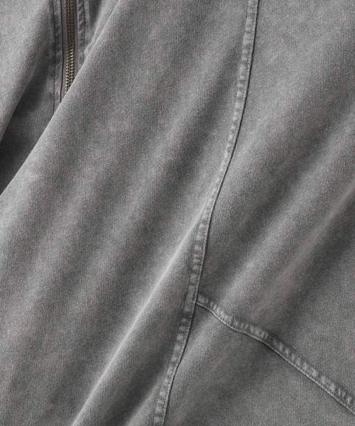 HARE（ハレ）の「ピグメントキリカエBIGハーフZIP (HARE)（Tシャツ/カットソー・メンズ・レッド/ブラック/グレー・FREE）」の14枚目の写真