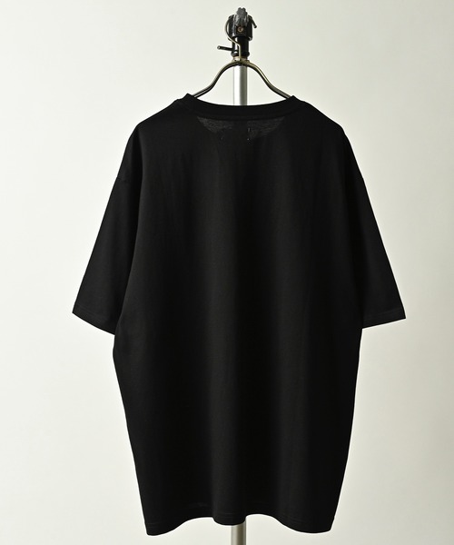 ATELANE(アテレーン)の「ATELANE/シルケット天竺トラ、フラワー、刺繍S/S Tee(Tシャツ/カットソー・メンズ・ブラック系/アッシュグレー/ブラック/ホワイト系/ホワイト・MEDIUM/LARGE)」の9枚目の写真