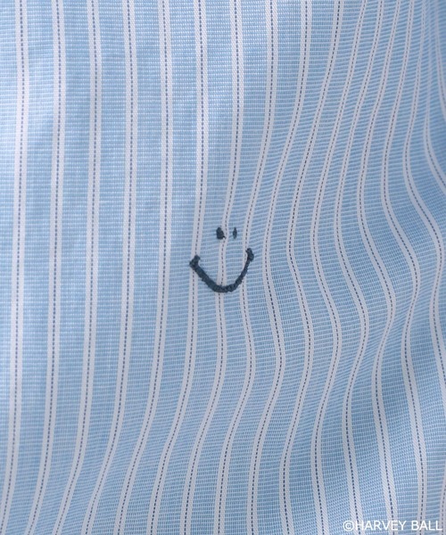 SMILEY FACE(スマイリーフェイス)の「【SMILEY FACE(スマイリーフェイス)】SMILEYアソート半袖シャツ(シャツ/ブラウス・メンズ・ネイビー系/ホワイト系/サックスブルー系/ブラック系/ブルー系/ブルー系1・MEDIUM/LARGE)」の16枚目の写真