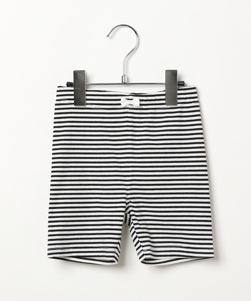 10C REPIPI（ジューシーレピピ）の「【10C REPIPI】リブハーフレギンス（その他パンツ・キッズ・ピンク/ホワイト×ブラック/ブラック・110cm/120cm/130cm）」の7枚目の写真