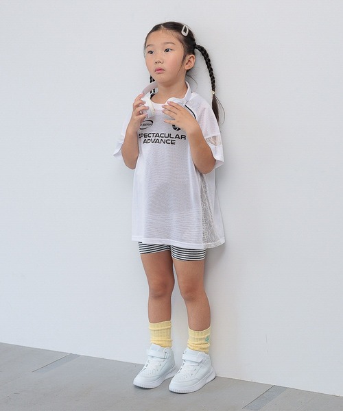 10C REPIPI（ジューシーレピピ）の「【10C REPIPI】リブハーフレギンス（その他パンツ・キッズ・ピンク/ホワイト×ブラック/ブラック・110cm/120cm/130cm）」の20枚目の写真