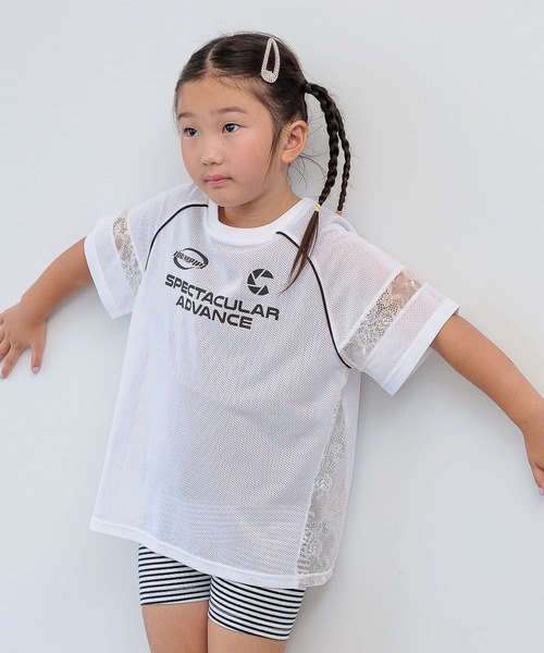 10C REPIPI（ジューシーレピピ）の「【10C REPIPI】リブハーフレギンス（その他パンツ・キッズ・ピンク/ホワイト×ブラック/ブラック・110cm/120cm/130cm）」の18枚目の写真