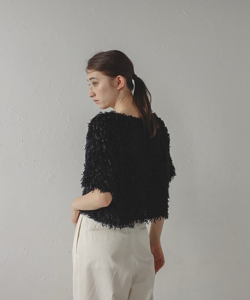 売り切れました。フリンジカットソー MINERTE】fringe tops / フリンジトップス（Tシャツ/カットソー
