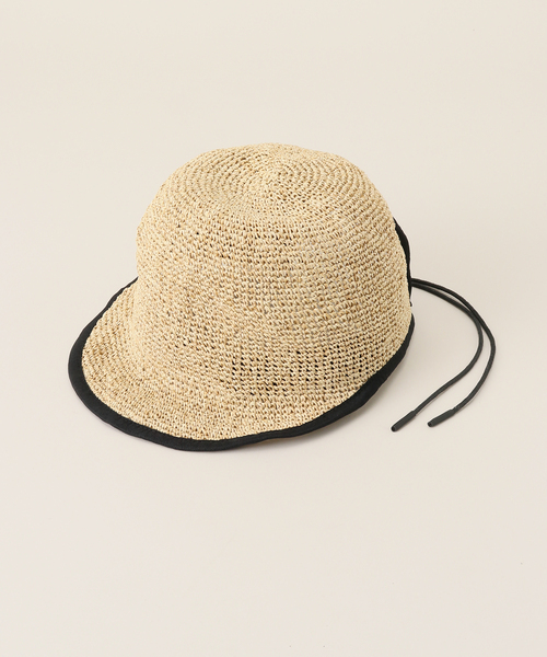 Odds(オッズ)の「Odds/オッズ PAPER CAP(キャップ・レディース・ブラック/ベージュ・FREE)」の2枚目の写真