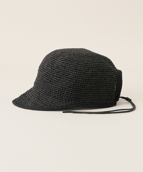 Odds(オッズ)の「Odds/オッズ PAPER CAP(キャップ・レディース・ブラック/ベージュ・FREE)」の4枚目の写真