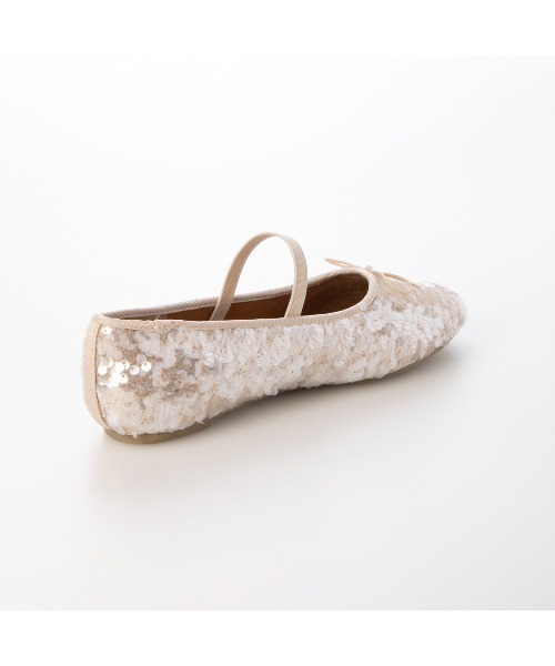 EVOL(イーボル)の「【EVOL】スパンコールラウンドバレエ IX5530(バレエシューズ・レディース・マルチ/シルバー/ブラック/ベージュ・22.5cm/22.0cm/23.5cm/23.0cm/25.0cm/24.5cm/24.0cm)」の7枚目の写真