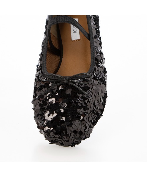 EVOL(イーボル)の「【EVOL】スパンコールラウンドバレエ IX5530(バレエシューズ・レディース・マルチ/シルバー/ブラック/ベージュ・22.5cm/22.0cm/23.5cm/23.0cm/25.0cm/24.5cm/24.0cm)」の14枚目の写真