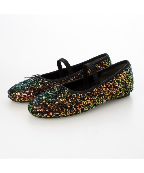 EVOL(イーボル)の「【EVOL】スパンコールラウンドバレエ IX5530(バレエシューズ・レディース・マルチ/シルバー/ブラック/ベージュ・22.5cm/22.0cm/23.5cm/23.0cm/25.0cm/24.5cm/24.0cm)」の15枚目の写真