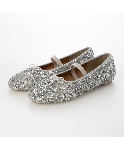 EVOL(イーボル)の「【EVOL】スパンコールラウンドバレエ IX5530(バレエシューズ・レディース・マルチ/シルバー/ブラック/ベージュ・22.5cm/22.0cm/23.5cm/23.0cm/25.0cm/24.5cm/24.0cm)」の20枚目の写真