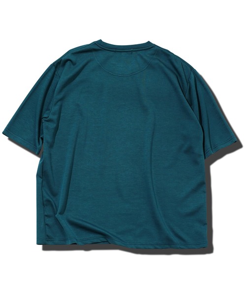 jiggys shop(ジギーズショップ)の「TR/PU スムース 5分袖 無地 Tシャツ カットソー(Tシャツ/カットソー・メンズ・ホワイト/グレー/チャコール/マスタード/ブルーグリーン・MEDIUM/LARGE/X-LARGE)」の9枚目の写真