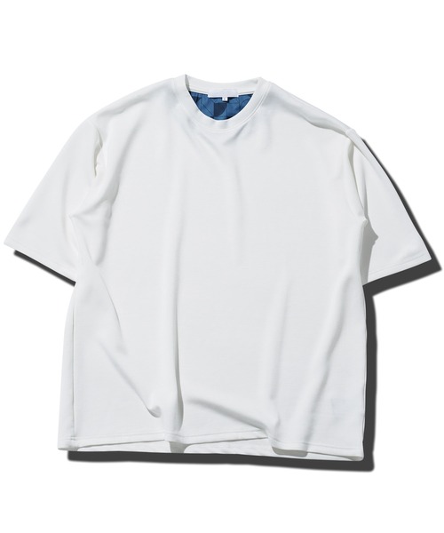 jiggys shop(ジギーズショップ)の「TR/PU スムース 5分袖 無地 Tシャツ カットソー(Tシャツ/カットソー・メンズ・ホワイト/グレー/チャコール/マスタード/ブルーグリーン・MEDIUM/LARGE/X-LARGE)」の12枚目の写真