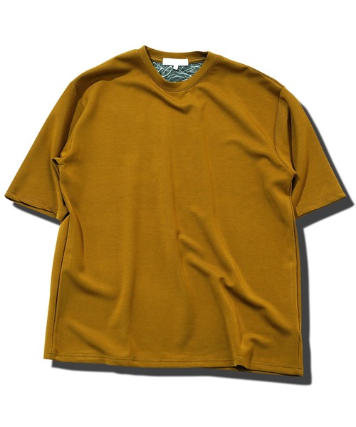 jiggys shop(ジギーズショップ)の「TR/PU スムース 5分袖 無地 Tシャツ カットソー(Tシャツ/カットソー・メンズ・ホワイト/グレー/チャコール/マスタード/ブルーグリーン・MEDIUM/LARGE/X-LARGE)」の20枚目の写真