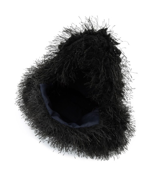 ROPE' PICNIC（ロペピクニック）の「フリンジファーワンハンドルバッグ（ハンドバッグ・レディース・ベージュ系その他/ブラック・FREE）」の10枚目の写真