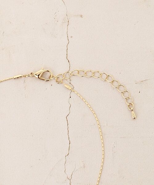 le.coeur blanc(ルクールブラン)の「2連チェーンロングネックレス(ネックレス・レディース・ゴールド・FREE)」の2枚目の写真