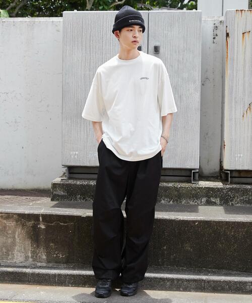 WEGO（ウィゴー）の「WEGO/ストレートロゴプリントT（Tシャツ/カットソー・メンズ・ブラック/ホワイト・LARGE/MEDIUM/SMALL）」の3枚目の写真