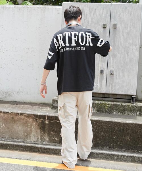 WEGO（ウィゴー）の「WEGO/ストレートロゴプリントT（Tシャツ/カットソー・メンズ・ブラック/ホワイト・LARGE/MEDIUM/SMALL）」の4枚目の写真